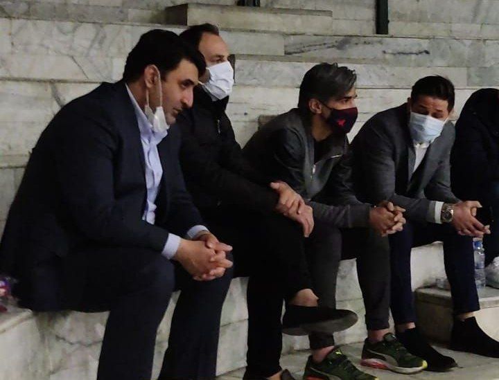 عکس| شمسایی در کرج مربیگری در تیم ملی را استارت زد