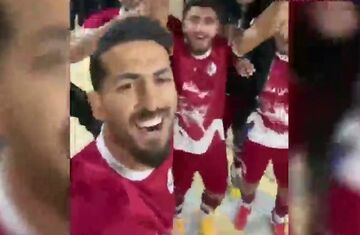 ویدیو| شادی بازیکنان خلیج‌فارس پس از حذف تیم لیگ برتری