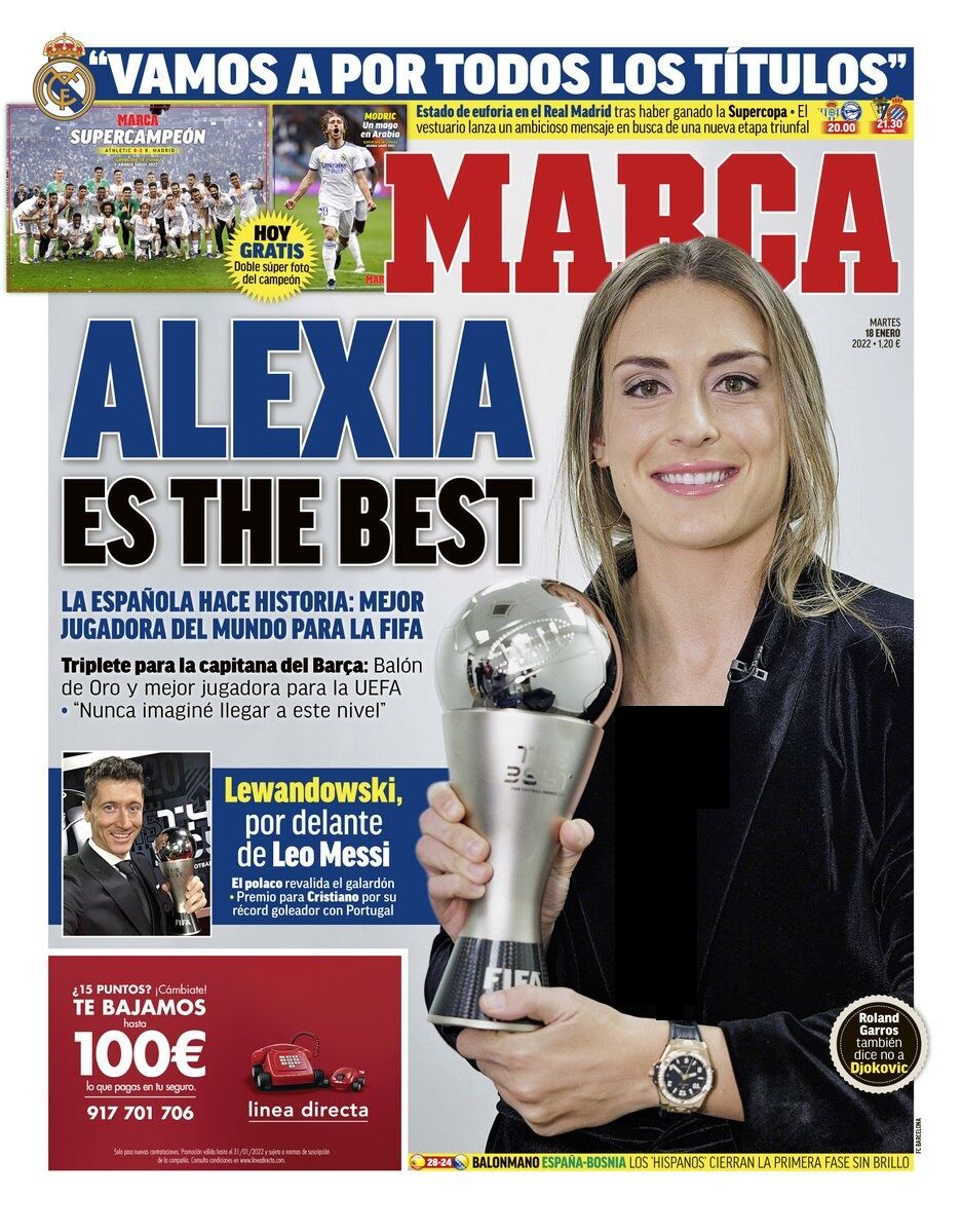 روزنامه مارکا| الکسیا بهترین است
