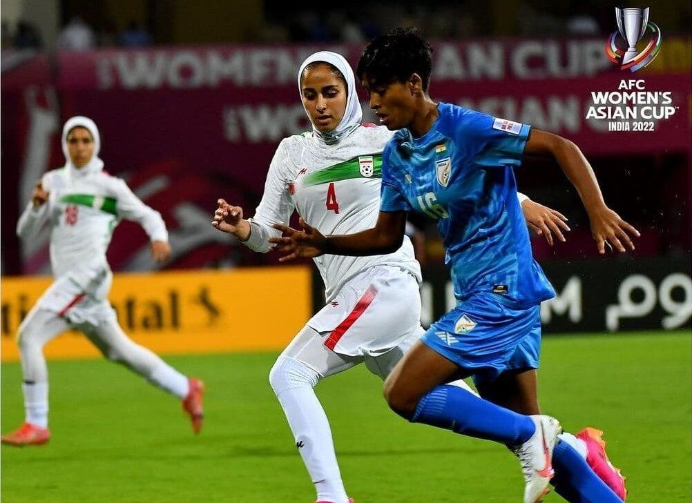 ویدیو| خلاصه فوتبال زنان هند - ایران/ تقسیم امتیازات در گام نخست