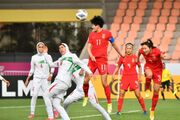 تمرین تیم ملی فوتبال بانوان پیش از بازی برابر چین تایپه برگزار شد