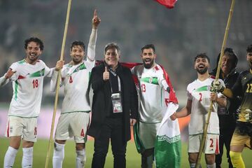 تصاویر| تیم ملی ایران به جام جهانی صعود کرد