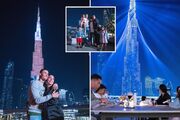 هدیه شگفت‌انگیز رونالدو برای جورجینا/ هزاران پوند برای تبریک تولد روی بلندترین برج جهان/ تصاویر این شب شگفت‌انگیز را ببینید