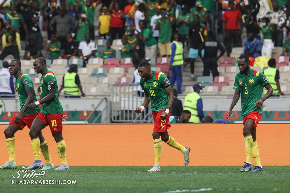 گامبیا ۰ - کامرون ۲/ میزبان اولین تیم نیمه‌نهایی