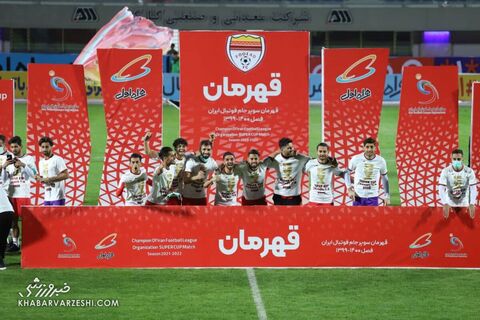 جشن قهرمانی فولاد در سوپرجام ایران 1400