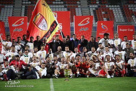 جشن قهرمانی فولاد در سوپرجام ایران 1400
