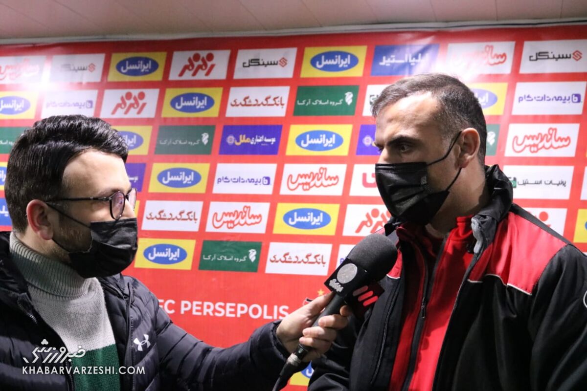 حسینی: رضاییان باید شرایط پرسپولیس را درک کند/ به بازی تیم‌های دیگر کاری نداریم