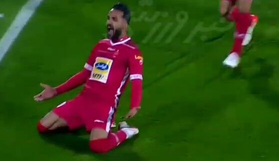 ویدیو| گل اول پرسپولیس به استقلال توسط پاکدل