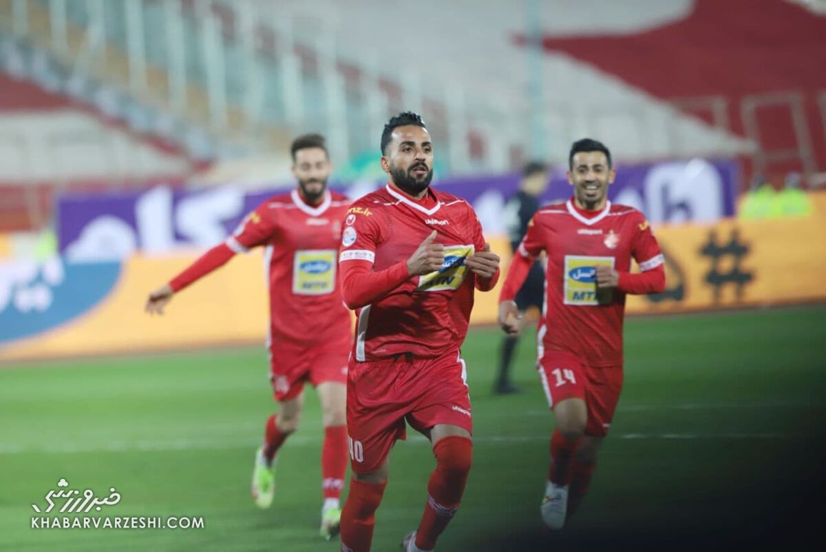 ویدیو| گل اول پرسپولیس به آلومینیوم توسط پاکدل
