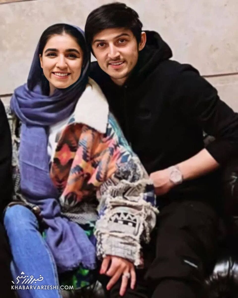 عکس دونفره سردار آزمون با همسرش