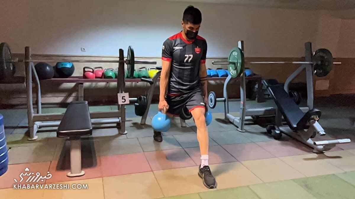 بدنسازی پرسپولیسی‌ها در هوای ابری و بارانی