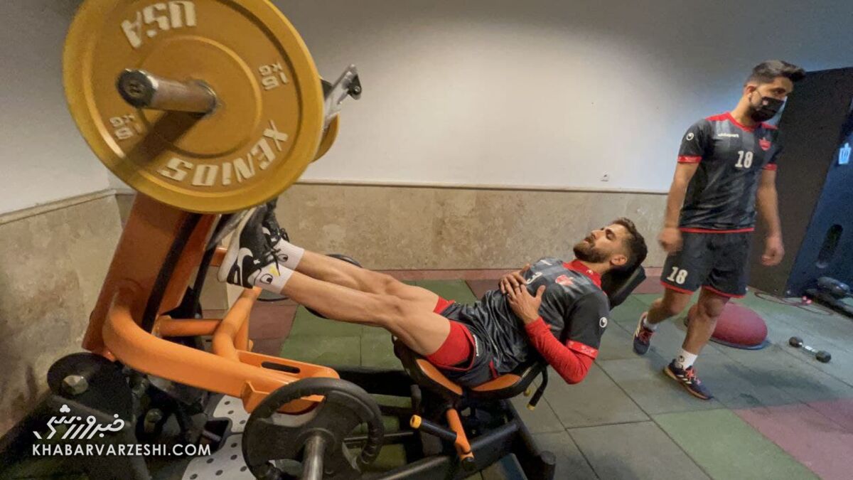 بدنسازی پرسپولیسی‌ها در هوای ابری و بارانی