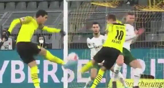 ویدیو| شوت بازیکنان دورتموند به سبک کارتون فوتبالیست ها