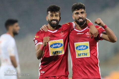 شادی گل علی شجاعی و رامین رضاییان؛ پرسپولیس - مس رفسنجان
