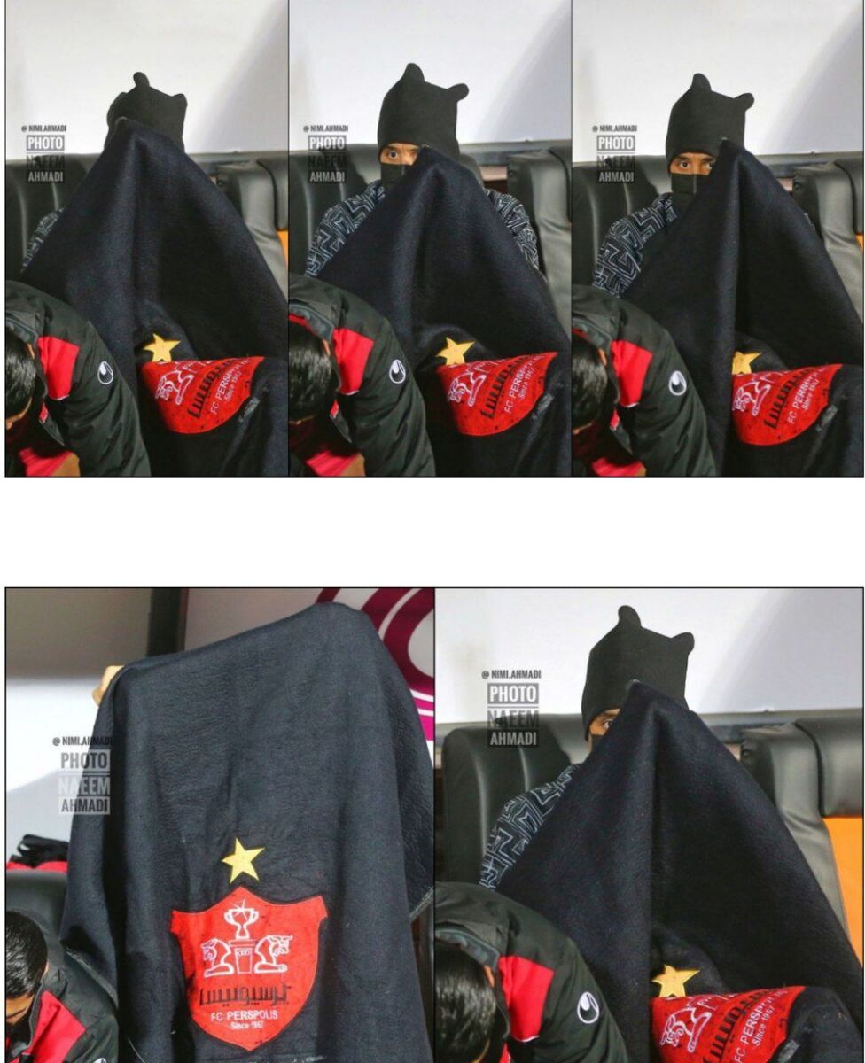 عکس | حرکت عجیب نیمکت نشین خبرساز پرسپولیس/ در این موقعیت از من عکس نگیرید!