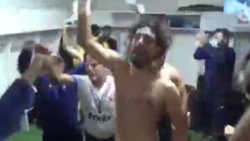 ویدیو| رختکن ملوان انزلی در پایان دیدار مقابل قشقایی