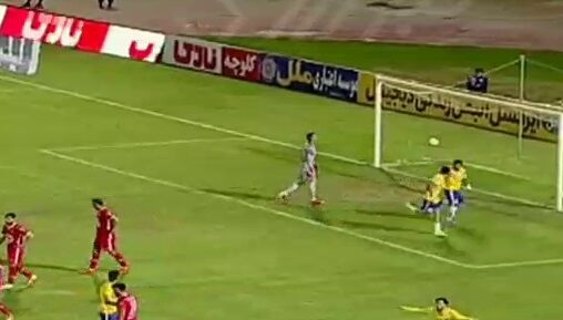 ویدیو| گل دوم صنعت نفت به پرسپولیس توسط مطلق زاده