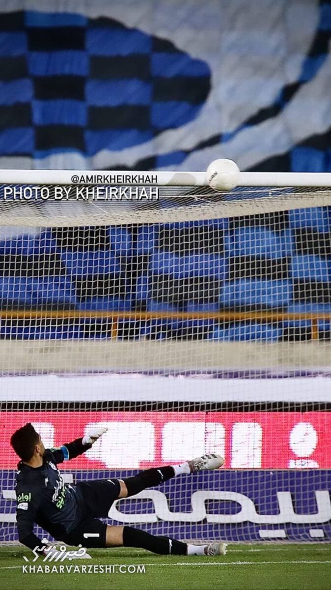 عکس| شانسی که استقلال مقابل تیم قلعه‌نویی آورد