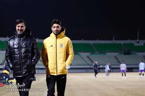 شجاع خلیل‌زاده؛ تمرین تیم ملی ایران در سئول (1 فروردین 1401)