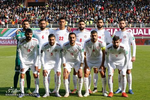 عکس تیمی لبنان؛ ایران - لبنان