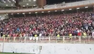 ویدیو| جشن هواداران تراکتور پس از شکست مس رفسنجان