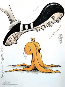 کارتون| داوری‌های فوتبال ایران