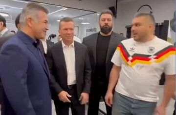 ببینید| حضور ماتئوس، کولینا و مارکوس مرک در تهران برای افتتاح باشگاه بدنسازی