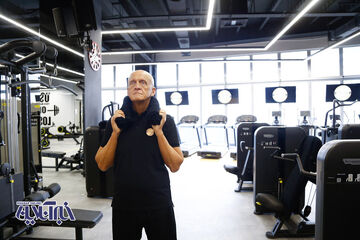 تصاویر| آمادگی بدنی بالای ترسناک‌ترین داور جهان در تهران