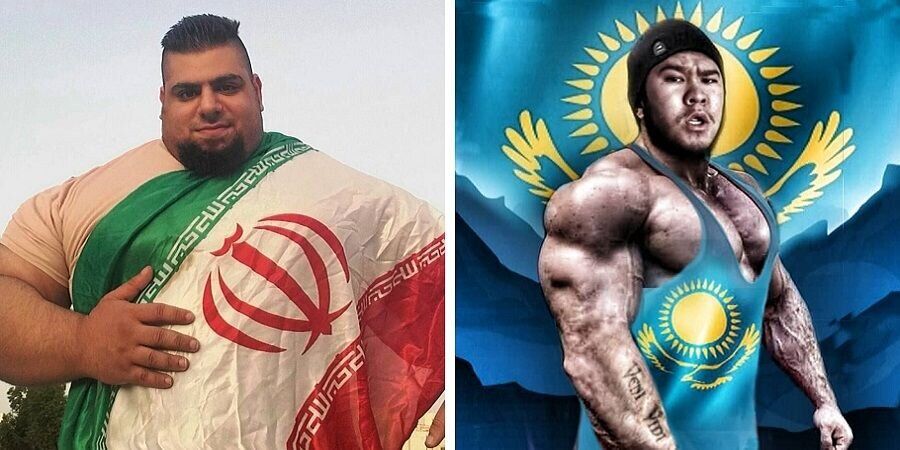 تصاویر| برای هالک ایرانی رقیب جدید پیدا شد/ رجزخوانی گوریل قزاقستانی علیه غریبی؛ بزدل بیا با من مبارزه کن!
