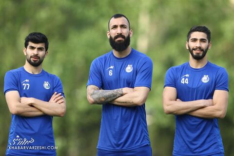 روزبه چشمی، رضا آذری و محمدجواد به‌آفرین؛ تمرین استقلال (30 فروردین 1401)
