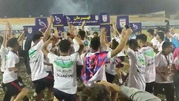 ویدیو| جشن قهرمانی نساجی در لیگ امیدهای کشور