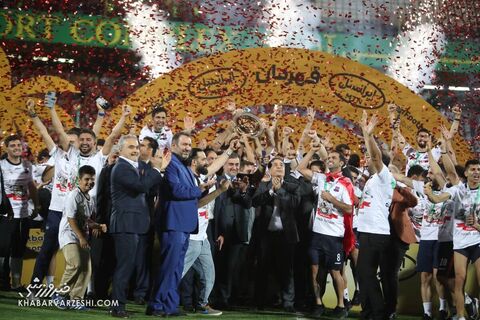 جشن قهرمانی نساجی در جام حذفی ایران 1401-1400