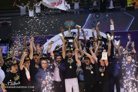 جشن قهرمانی شهرداری گرگان در لیگ برتر بسکتبال 1401