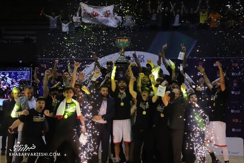 جشن قهرمانی شهرداری گرگان در لیگ برتر بسکتبال 1401