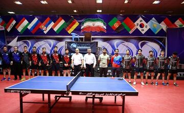 قهرمانی تیم رعد پدافند هوایی در لیگ برتر تنیس روی میز مردان