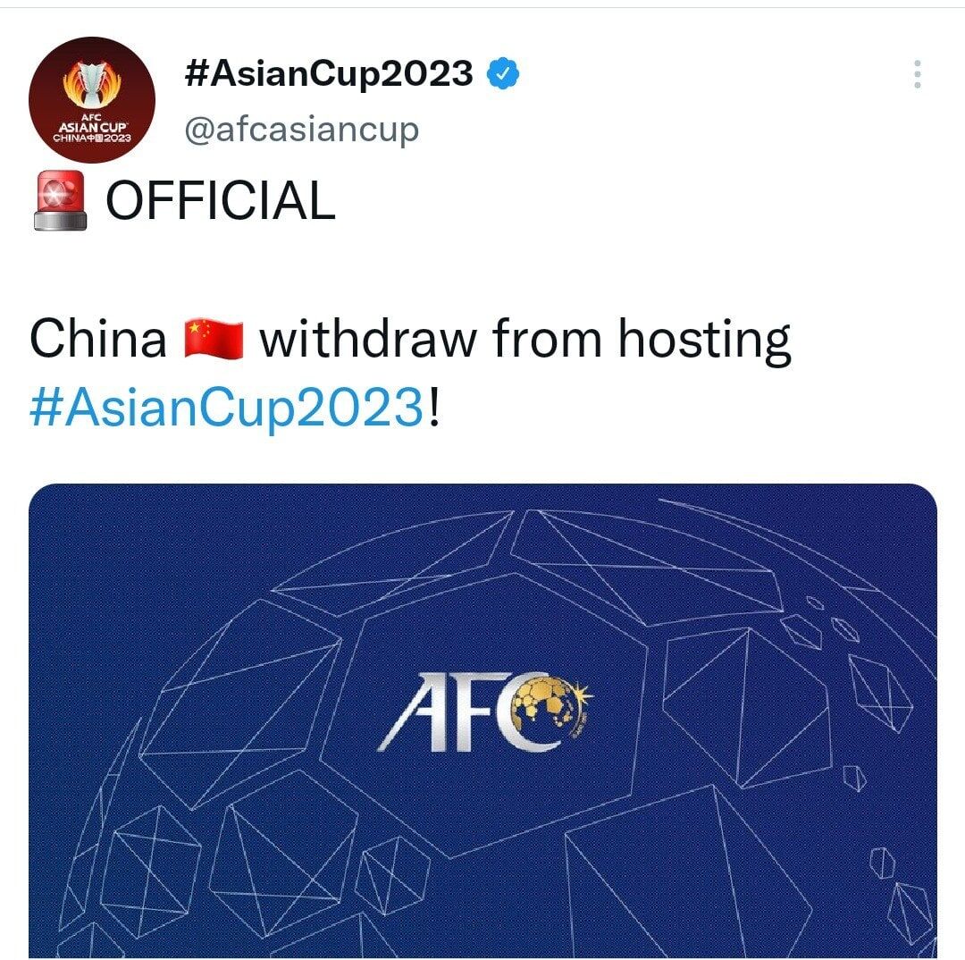 فوری| سایه کرونا همچنان بر سر فوتبال آسیا/ انصراف چین از میزبانی رقابت‌های جام ملت‌های آسیا ۲۰۲۳