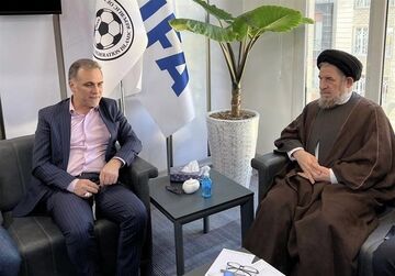 دیدار سرپرست فدراسیون فوتبال با رئیس فراکسیون راهبردی مجلس شورای اسلامی