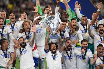تصاویر جذاب از جشن چهاردهمین قهرمانی رئال‌مادرید در لیگ قهرمانان اروپا