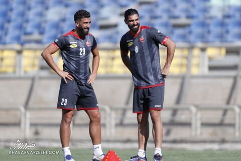 رضا اسدی و علی شجاعی؛ تمرین پرسپولیس (11 خرداد 1401)