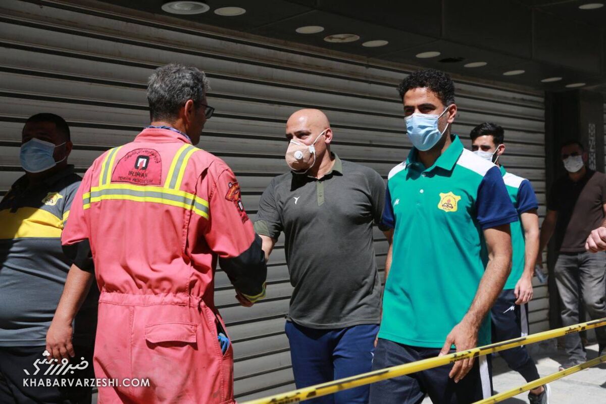 تصاویر تلخ از حضور یک استقلالی معروف در متروپل آبادان