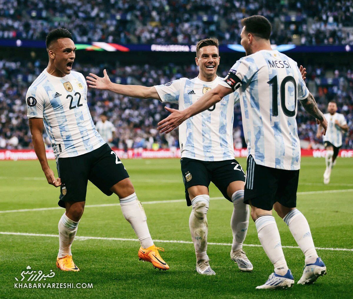 ایتالیا ۰ - آرژانتین ۳/ آلبی‌سلسته یک جام دیگر هم گرفت؛ جامی جدید بر فراز دستان مسی