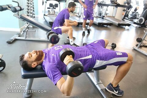 عارف آقاسی؛ تمرین تیم ملی ایران در قطر (13 خرداد 1401)