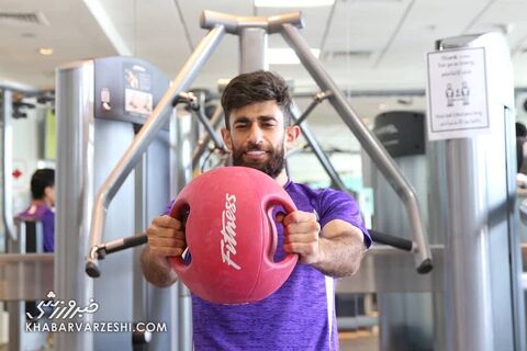 علی قلی‌زاده؛ تمرین تیم ملی ایران در قطر (13 خرداد 1401)