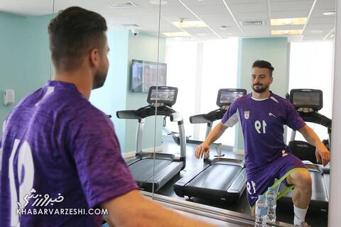 سروش رفیعی؛ تمرین تیم ملی ایران در قطر (13 خرداد 1401)