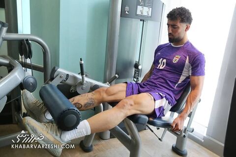 اللهیار صیادمنش؛ تمرین تیم ملی ایران در قطر (13 خرداد 1401)