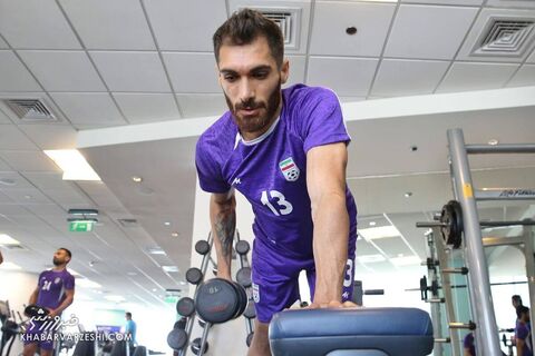 عارف آقاسی؛ تمرین تیم ملی ایران در قطر (13 خرداد 1401)