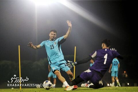 سعید صادقی؛ تمرین تیم ملی فوتبال ایران در قطر (14 خرداد 1401)