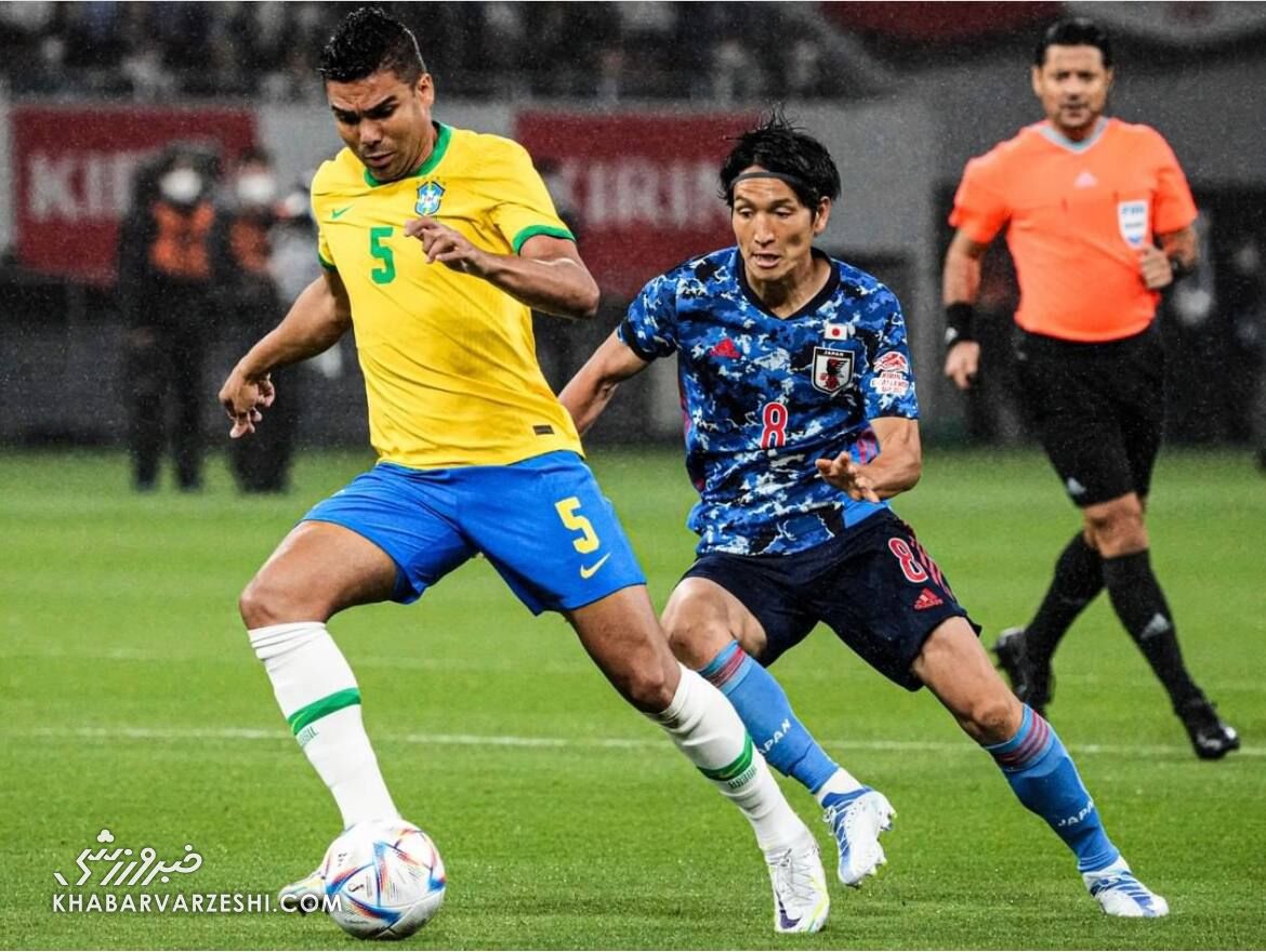 داور مشهور ایرانی؛ شاهد شکست ژاپنیها مقابل برزیل در دیدار تدارکاتی