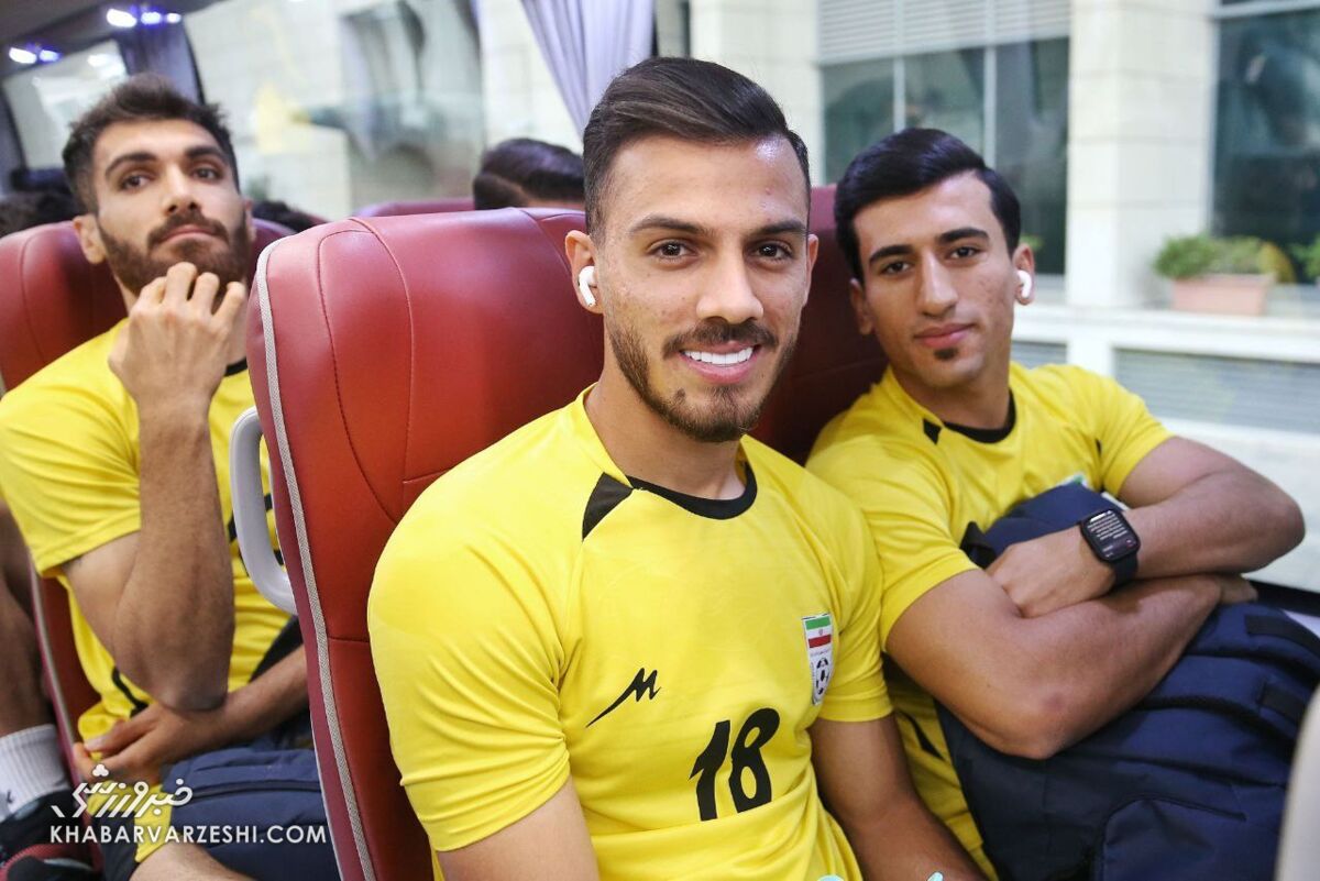 عکس| لبخند معنادار مدافع استقلال در تیم ملی