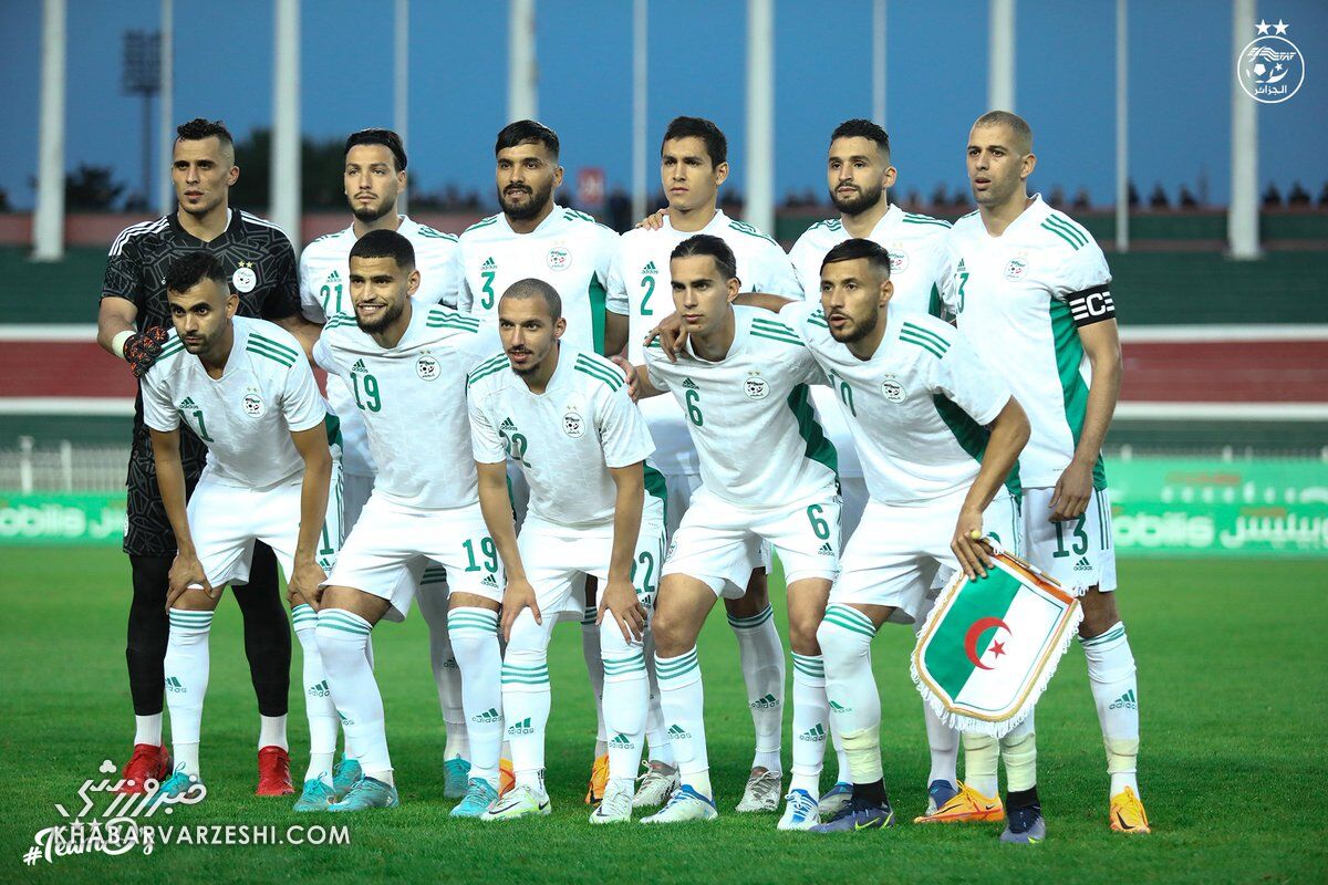 ترکیب الجزایر مقابل ایران مشخص شد